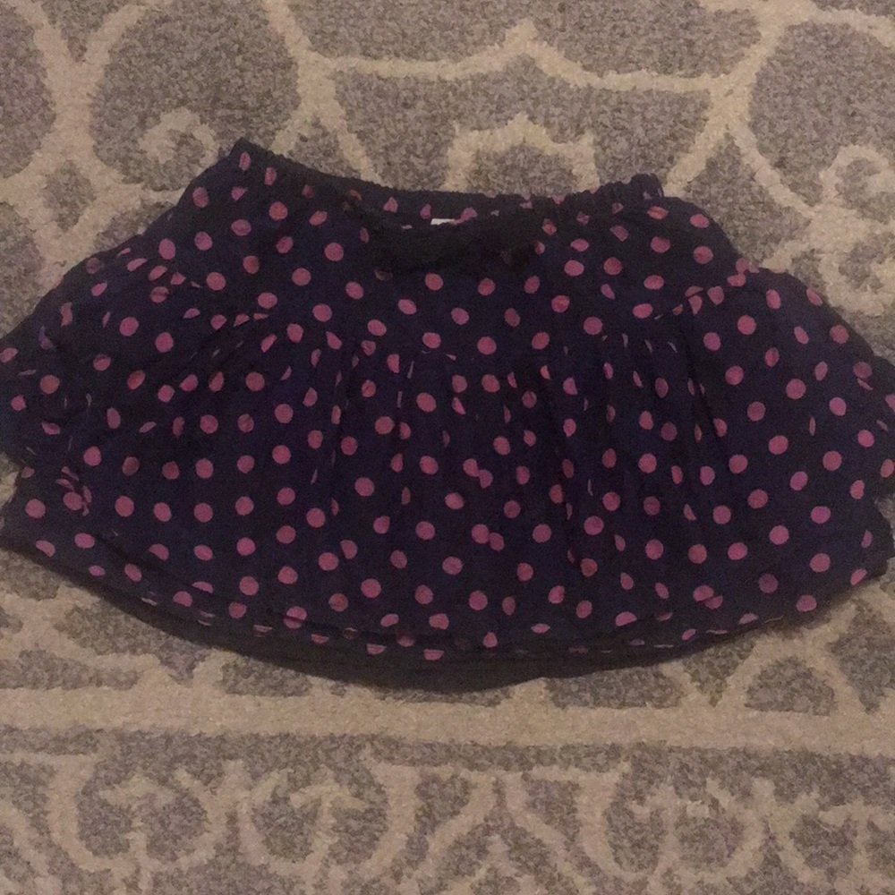 Crewcuts polka dot skirt